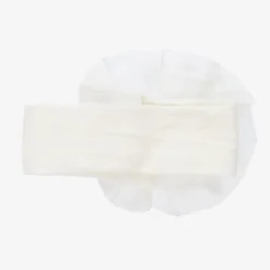 Girls Ivory Ruffle Headband
