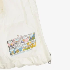 Girls Ivory Sanaa Hooded Down Coat