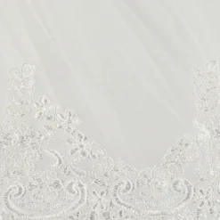 Girls Ivory Satin & Tulle Dress Set