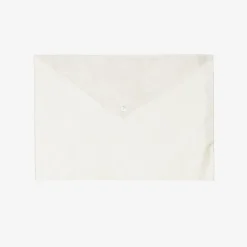 Girls Ivory Velour Babygrow