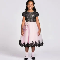 Girls Metallic Pink Shoulder Bag (14cm)