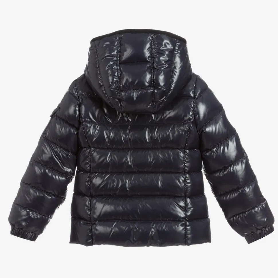 Girls Navy Blue Down Bady Puffer Jacket