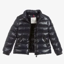 Girls Navy Blue Down Bady Puffer Jacket