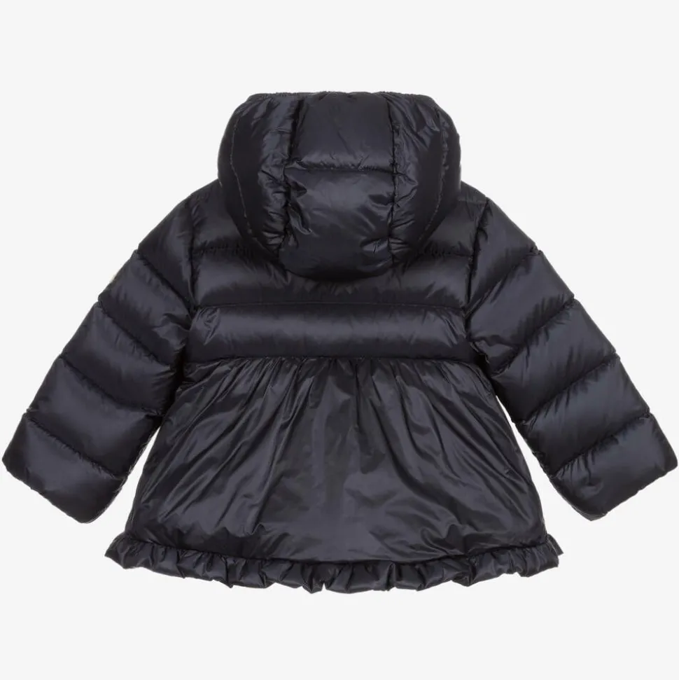 Girls Navy Blue Down Padded Odile Jacket