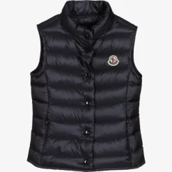 Girls Navy Blue Down Padded Liane Puffer Gilet