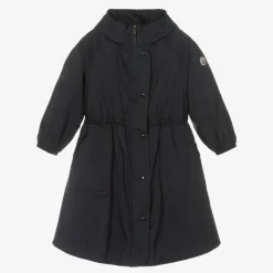 Girls Navy Blue Lins Coat