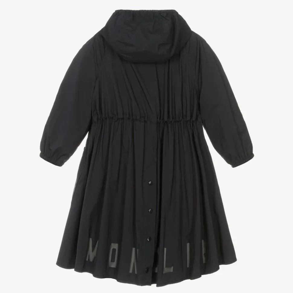 Girls Navy Blue Lins Coat