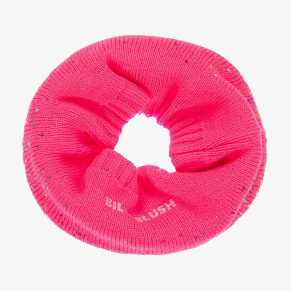 Girls Neon Pink Sequin Snood