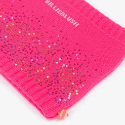 Girls Neon Pink Sequin Snood