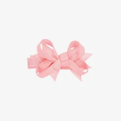 Girls Pale Pink Bow Hair Clip (4cm)