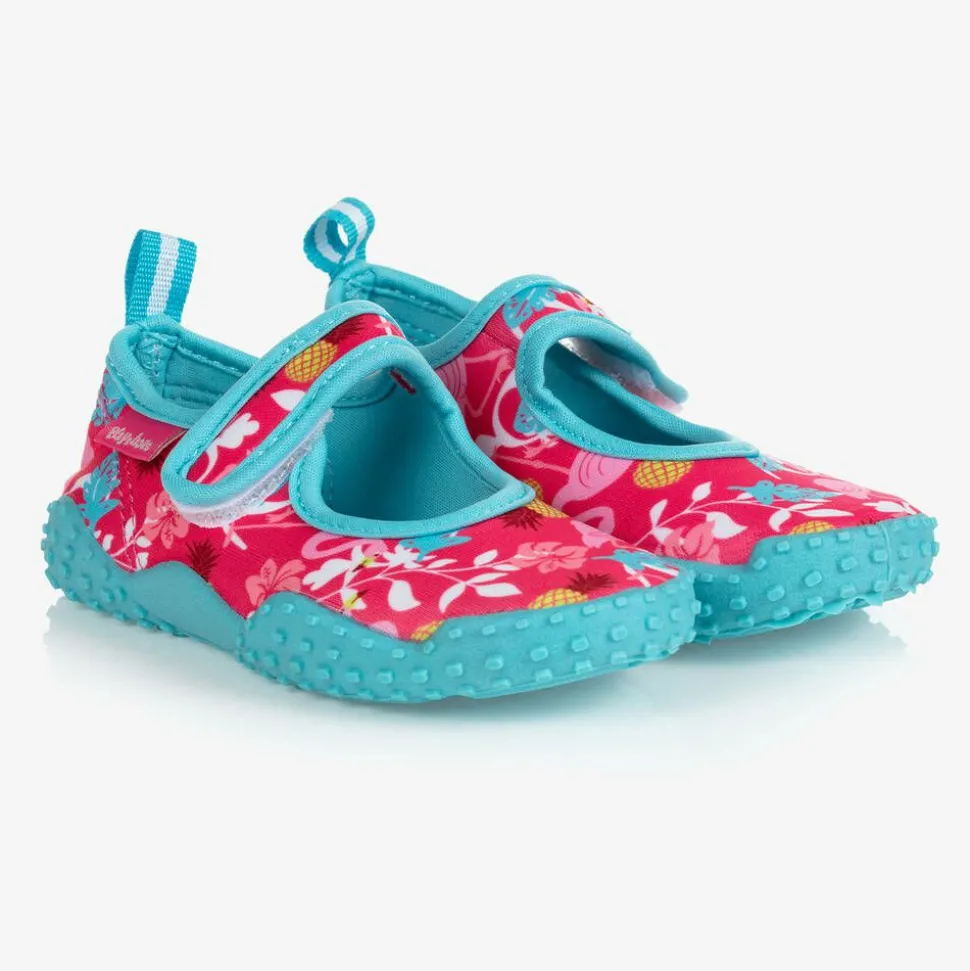 Girls Pink & Blue Aqua Shoes