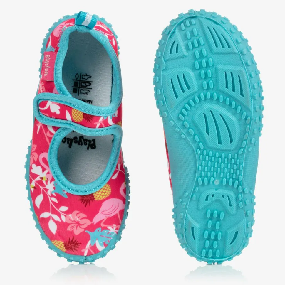 Girls Pink & Blue Aqua Shoes