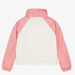 Girls Pink & Ivory Enabish Jacket
