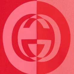 Girls Pink & Red Logo Hoodie