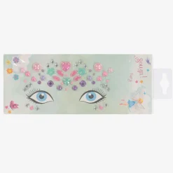 Girls Pink & Green Gem Makeup Stickers
