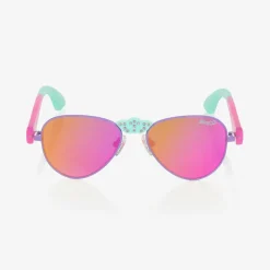 Girls Pink Aviator Sunglasses (UVA/UVB)