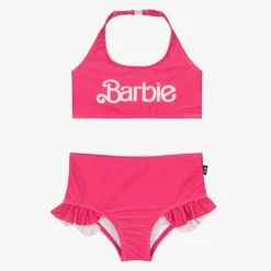 Girls Pink Barbie Bikini