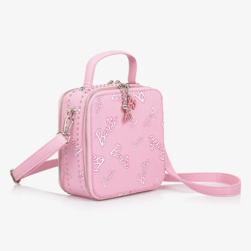 Girls Pink Barbie Handbag (18cm)