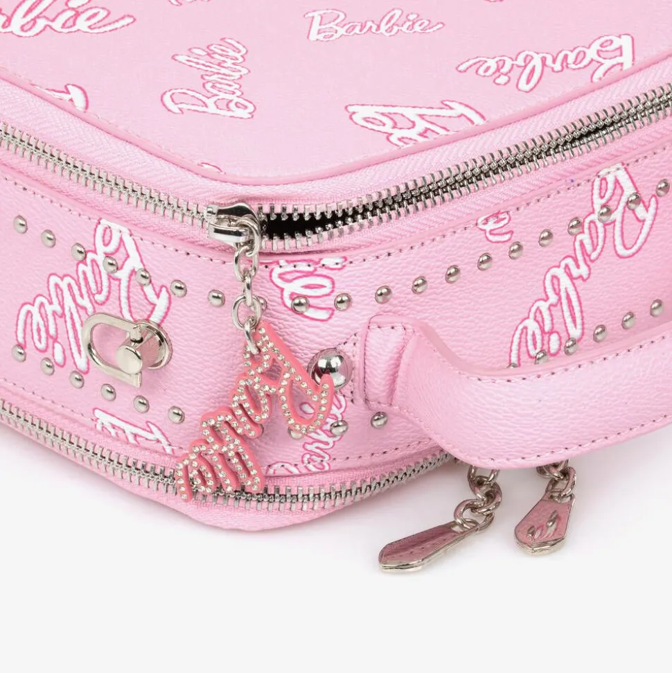 Girls Pink Barbie Handbag (18cm)