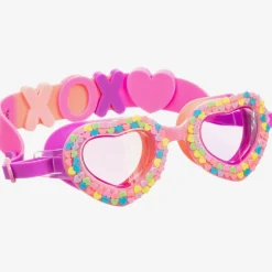 Girls Pink Candy Heart Goggles