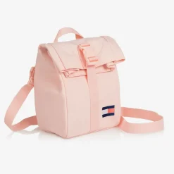 Girls Pink Canvas Flag Lunch Bag (23cm)