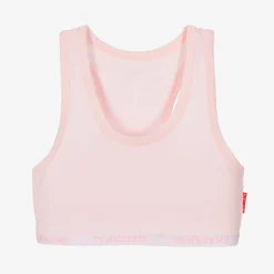 Girls Pink Cotton Bra Top