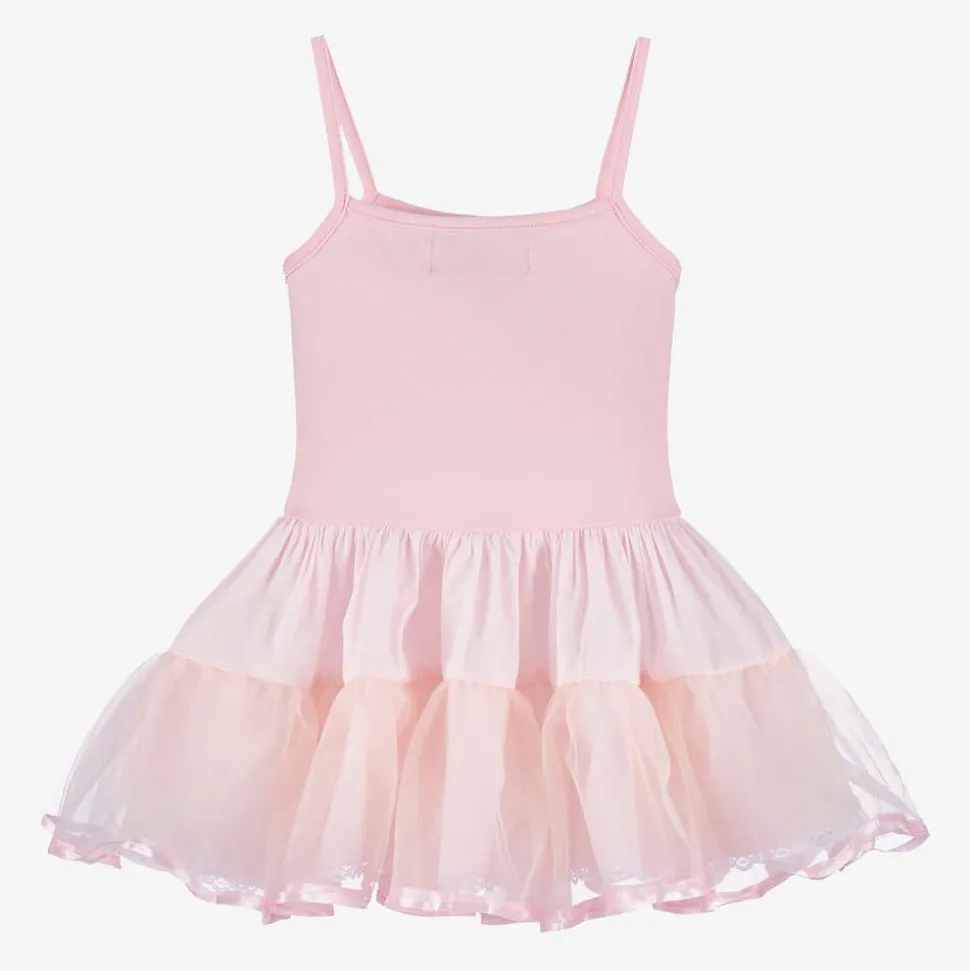 Girls Pink Cotton Petticoat