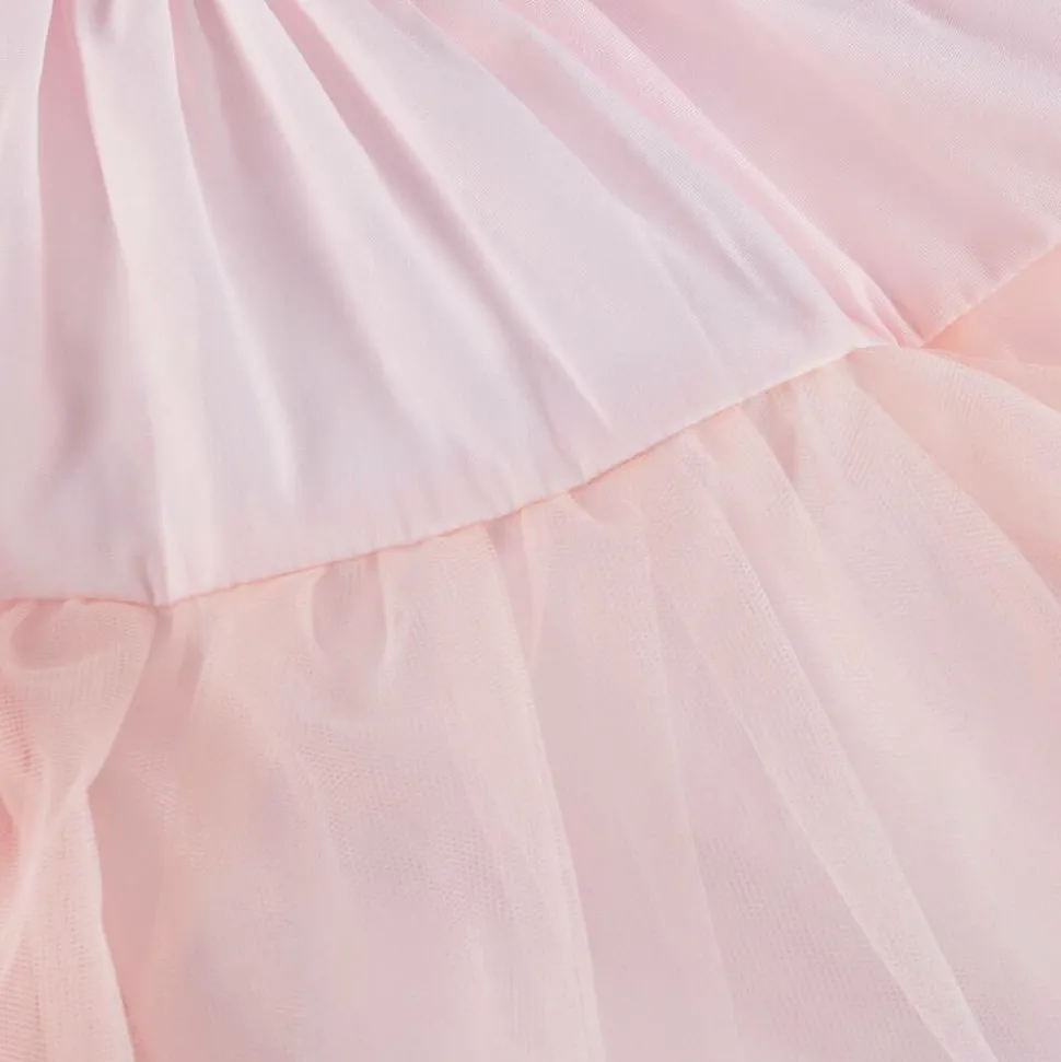 Girls Pink Cotton Petticoat