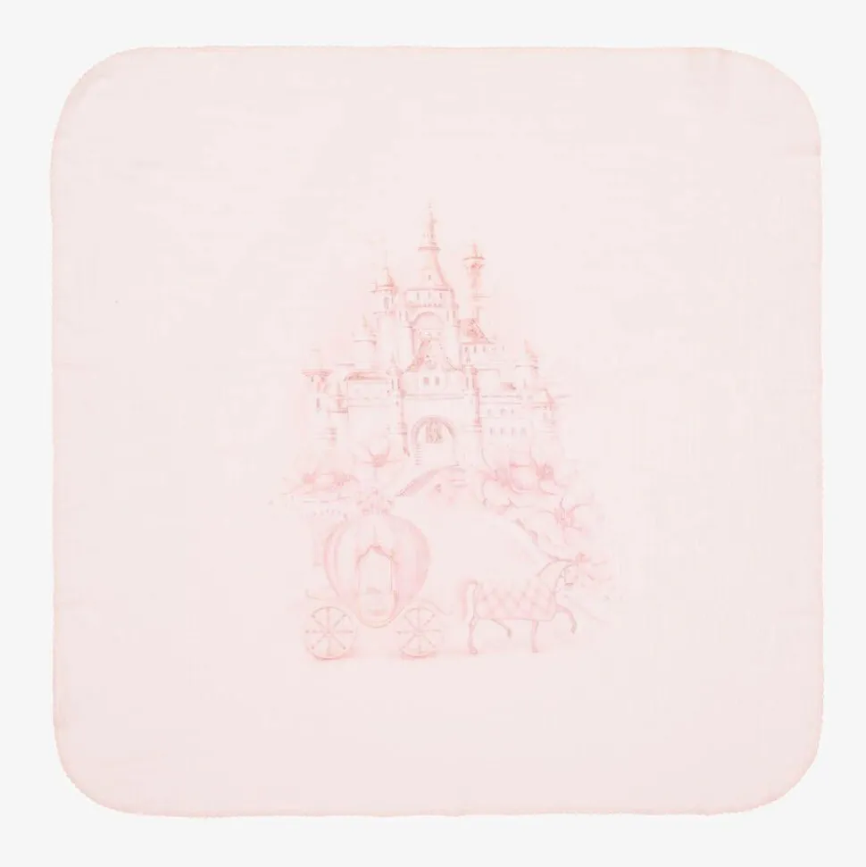 Girls Pink Cotton Princess Muslins (2 Pack)