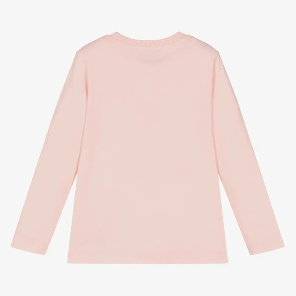 Girls Pink Cotton Top