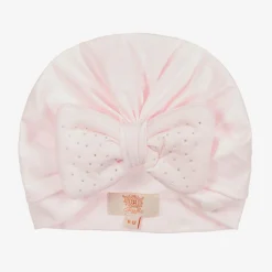Girls Pink Cotton Turban