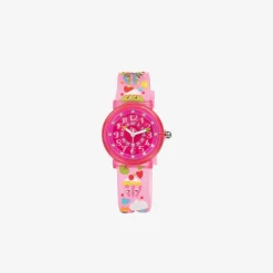 Girls Pink Cupcake Watch