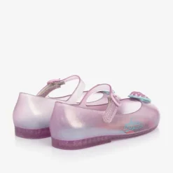 Girls Pink Disney Jelly Shoes
