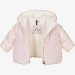 Girls Pink Down Padded Natas Jacket