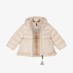 Girls Pink Down Padded Odile Coat