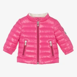 Girls Pink Down Padded Paulas Jacket