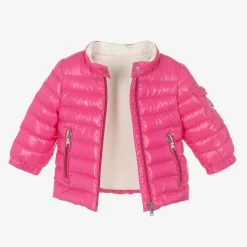 Girls Pink Down Padded Paulas Jacket