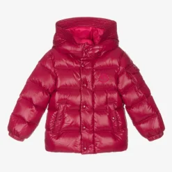 Girls Pink Down Puffer Jacket