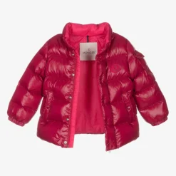 Girls Pink Down Puffer Jacket