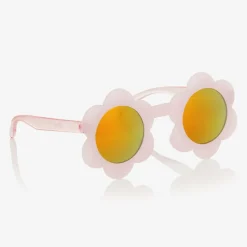 Girls Pink Flower Sunglasses (UVA/UVB)