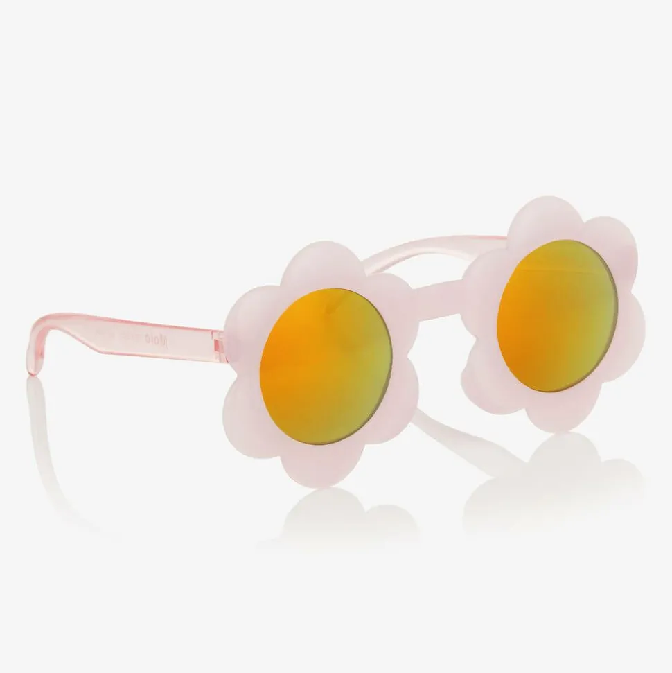 Girls Pink Flower Sunglasses (UVA/UVB)