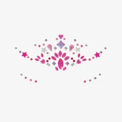 Girls Pink Gem Makeup Stickers