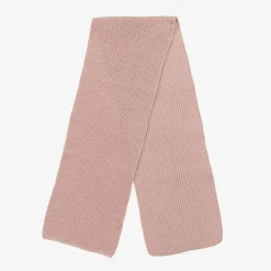Girls Pink Knitted Scarf (120cm)