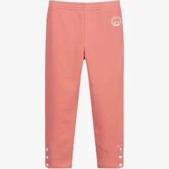 Girls Pink Logo Joggers