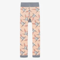 Girls Pink Mollie Rose The Bunny Leggings
