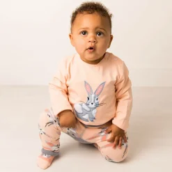 Girls Pink Mollie Rose The Bunny Leggings