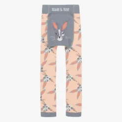 Girls Pink Mollie Rose The Bunny Leggings