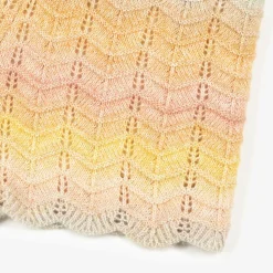 Girls Pink Ombré Cotton Knit Shorts