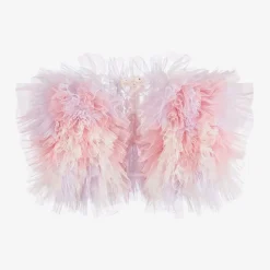 Girls Pink Ombré Tulle Bolero