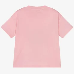 Girls Pink Organic Cotton T-Shirt